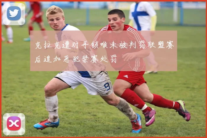 克拉克遭对手锁喉未被判罚联盟赛后追加恶犯禁赛处罚